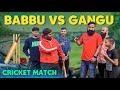 Babbu vs gangu funny cricket match  pareshan gangu