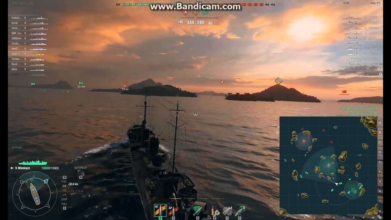 World of Warships - Minekaze Torpedo Ambush!