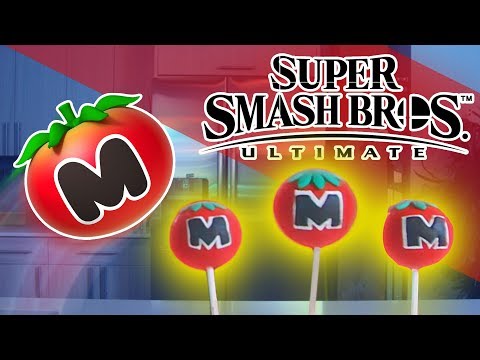 HOW TO MAKE Kirby's MAXIM TOMATO (cake pops) from Super Smash Bros. Ultimate!