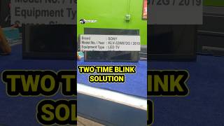 SONY KLV 32W672G TV POWER LIGHT TWO TIME BLINKING SOLUTION #shorts #sony #tv