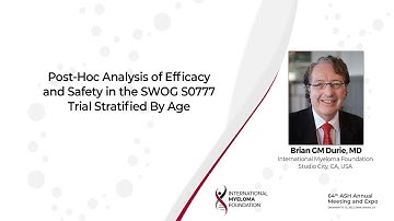 Post-Hoc Analysis of Efficacy and Safety in the SWOG S0777 Trial Stratified By Age