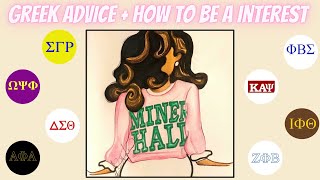 Greek Advice | How To Be A Interest | College Life | Sorority Life | Alpha Kappa Alpha | NPHC