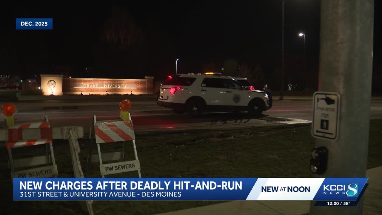 Des Moines man charged 2 months after deadly hit-and-run