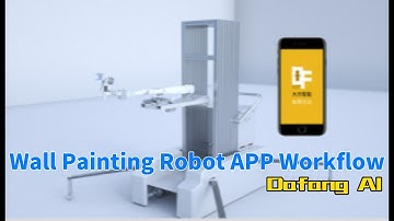 DafangAI - Artificial Intelligent Wall Painting Robot Operate Workflow Through APP