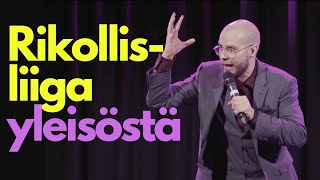 Koomikko rakentaa yleisöstä rikollisliigan | Tomi Haustola | Stand up -komiikka