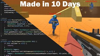 I Made a Multiplayer FPS Game in 10 Days