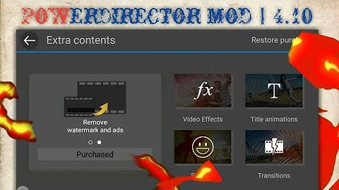 Powerdirector Mod with chroma key latest apk | 4.10