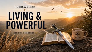 Memorize Hebrews 4:12 | The Word of God is Living and Powerful (10-Minute Repetition)