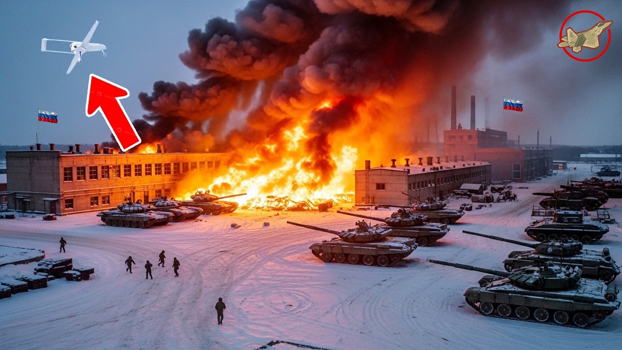 Украинский беспилотник выследил российский танковый завод стоимостью 1,5 миллиарда долларов, а за...