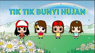 Video thumbnail of "Tik Tik Bunyi Hujan - Lagu Anak-Anak Indonesia Karaoke"