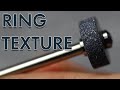 RING TEXTURES: Brush, Stone, and Hammer Finishes!