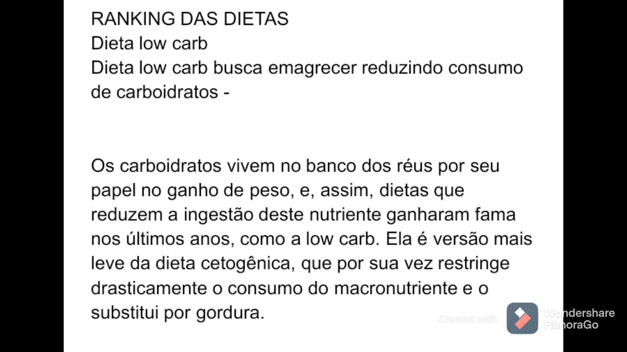 dieta low carb - YouTube