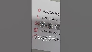 REAL or FAKE?! Diamond "Read-Through" Test