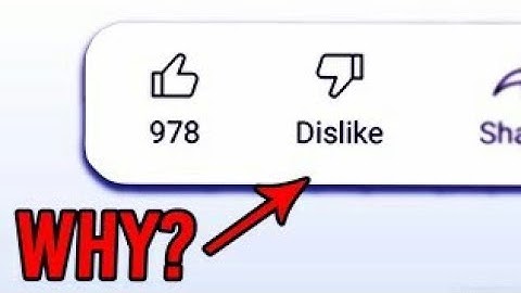 The REAL reason youtube wants to remove the Dislike button