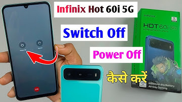 infinix hot 60i switch off kaise kare / how to power off infinix hot 60i 5g