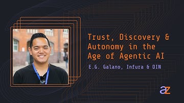Trust, Discovery & Autonomy in the Age of Agentic AI | EG Galano at Agentic Zero
