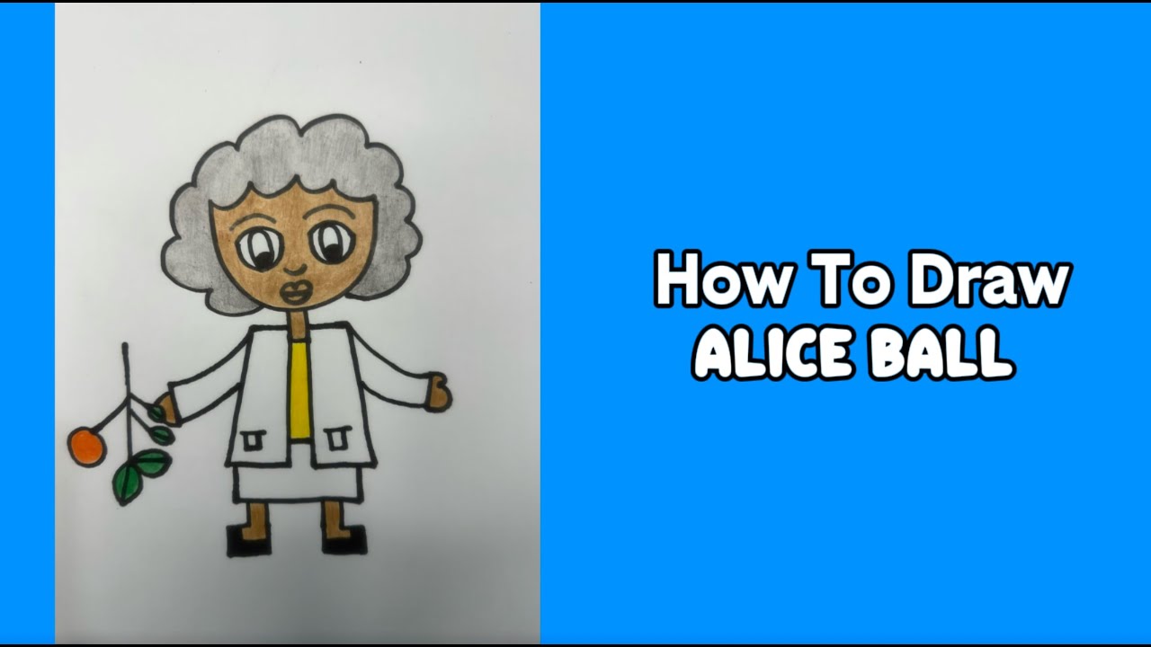 How to Draw Alice Ball (Black History Month)