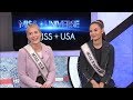 Miss USA and Miss Universe join NHL Celebrity Wrap to discuss their growing love for hockey