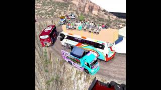 Amazing bus driver skills! on the most dangerous roads in the world -  EUROTRUCK SIMULATOR 2