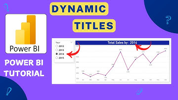 DYNAMIC TITLE Change in Power BI 📊| SELECTEDVALUE DAX #powerbi #dax
