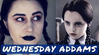 WEDNESDAY ADDAMS - Tutoriel maquillage Halloween