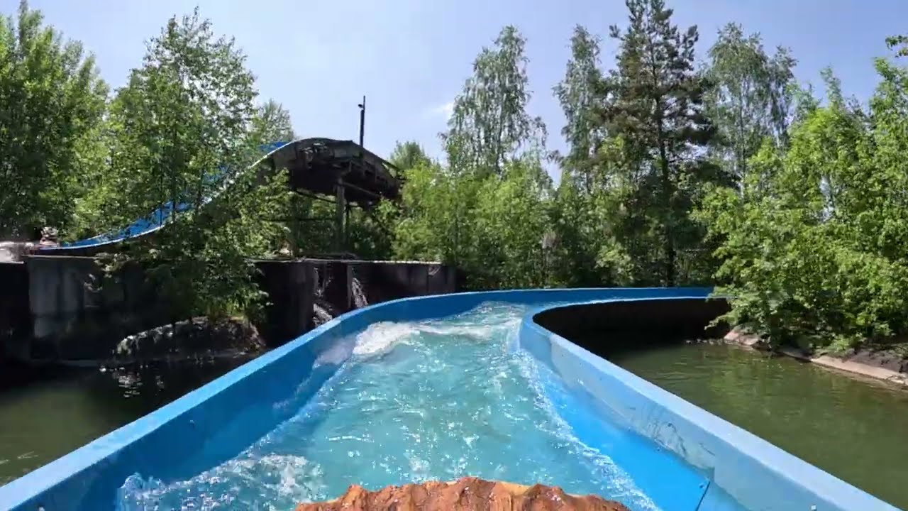 Wildwasserbahn Freizeitpark Plohn 4K Onride