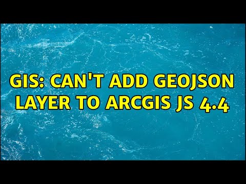 GIS: Can't add GeoJSON layer to ArcGis js 4.4