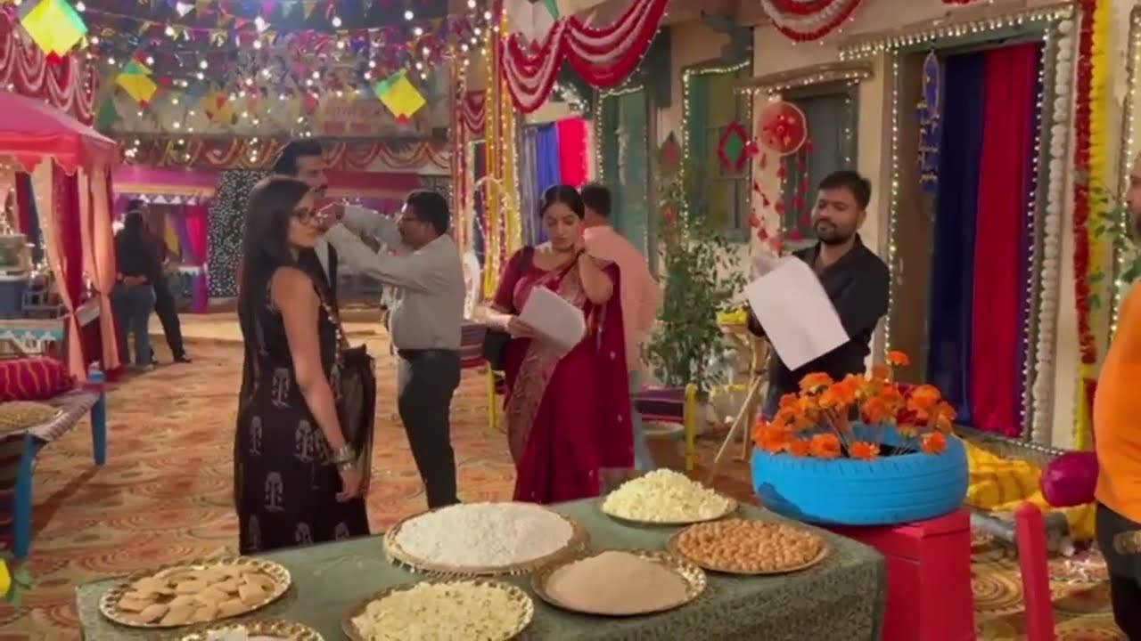 Mannat show ka BTS Mangal Lakshmi I Thi Apne show ka promotion karne ke liye 