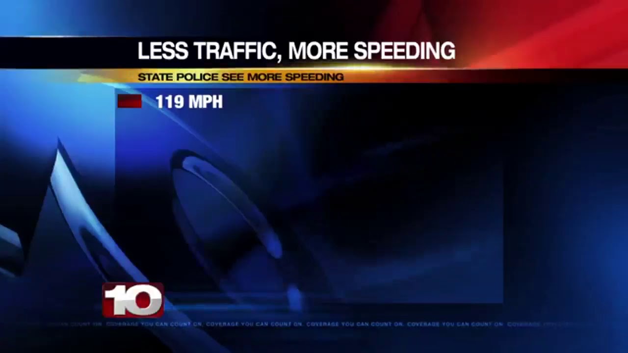 Empty roads bringing out the worst in drivers, speeding spikes across the state