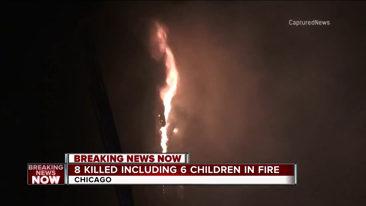 8 people, 6 of them kids, killed in Chicago apartment fire - YouTube