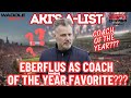 Matt Eberflus as Coach of the Year Favorite??? |  Aki's A-List