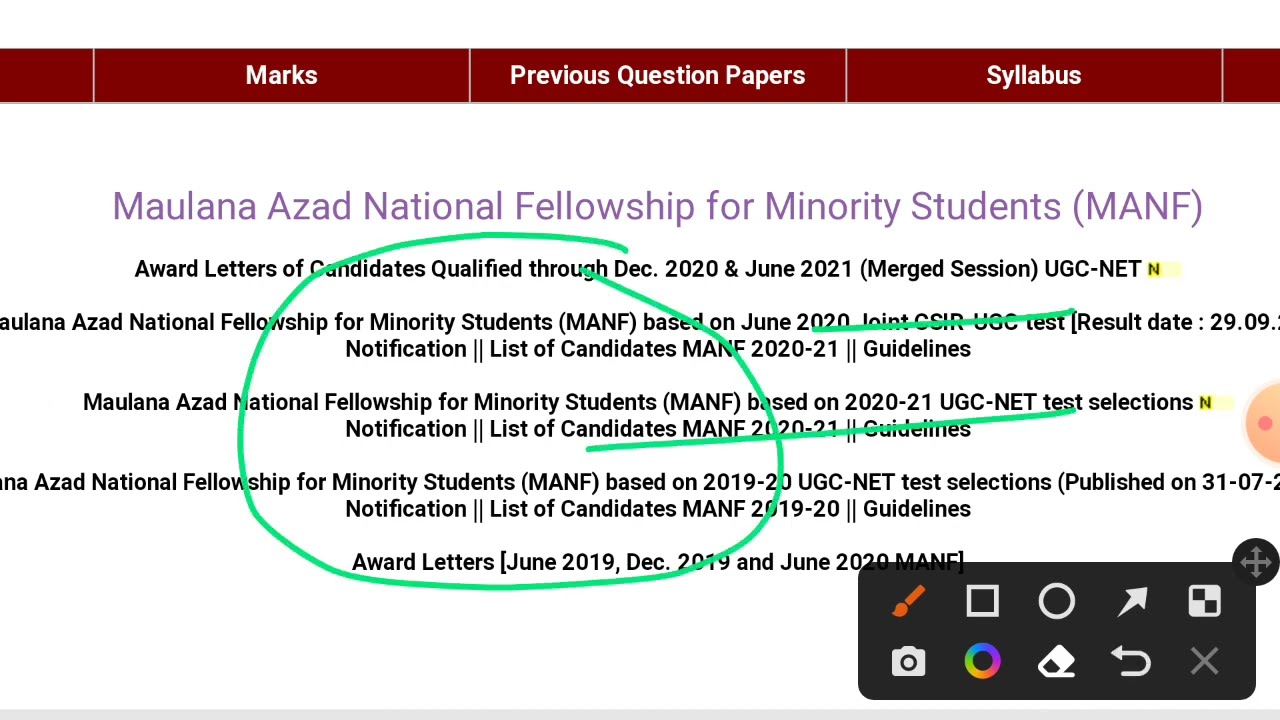 How to Download MANF Award Letter.Required Documents.How To Claim your Scholarship.Eligibility 