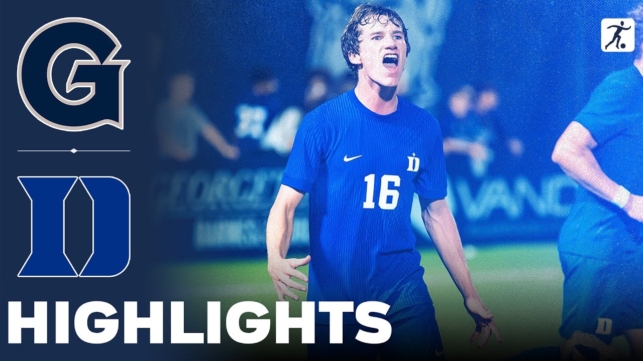 Georgetown vs Duke | Comeback in 30 Second | NCAA College Soccer | Highlights - September 05, 2025