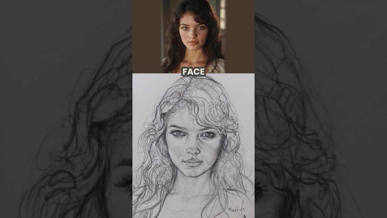 Let’s break down the base in one minute #loomismethod #drawing #lipsdrawing #sketch #drawingtutorial