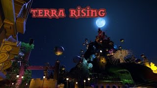 Terra Rising 2.0 TRex Terra Coaster Nighttime POV Planet Coaster