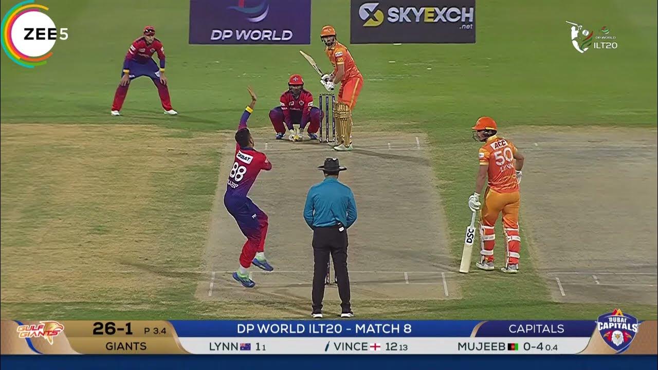 Fifty By Vince Gulf Giants V/S Dubai Capitals 20 20 Cricket 1901