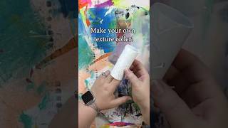 DIY texture tool - put any texture on it! Full video  https://youtu.be/Nh3zEiniB_8 #gelprinting