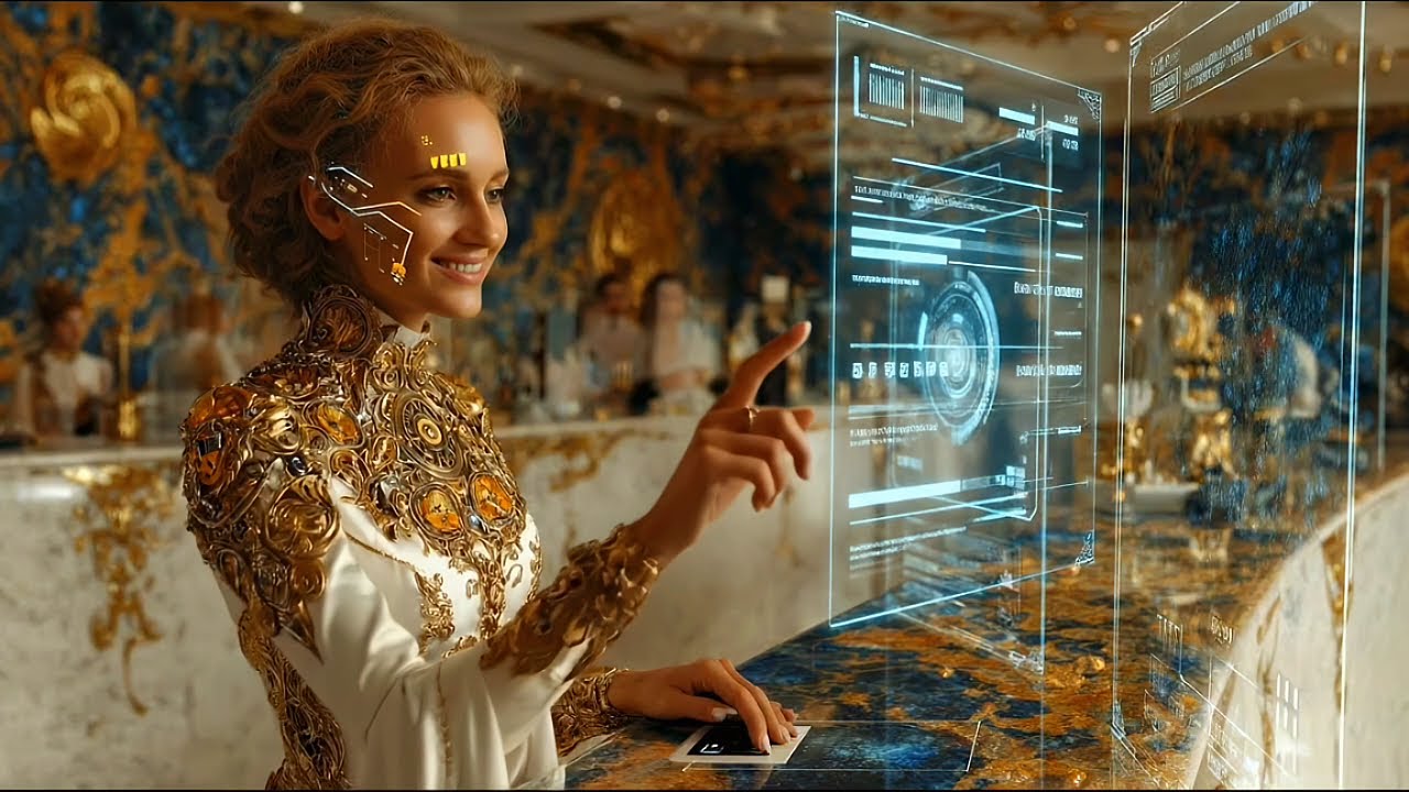 Future City 2100 — Futuristic Smart City Scenes 1 HOUR | Sci Fi Music for Focus