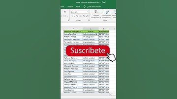 ¿Mover Columnas en Excel? ¡Así de Fácil! ✌️ #excelavanzado #tutorial #exceltips
