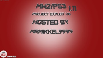 [MW2/PS3] Project Exploit v8 Hosted By y0MrMoDz