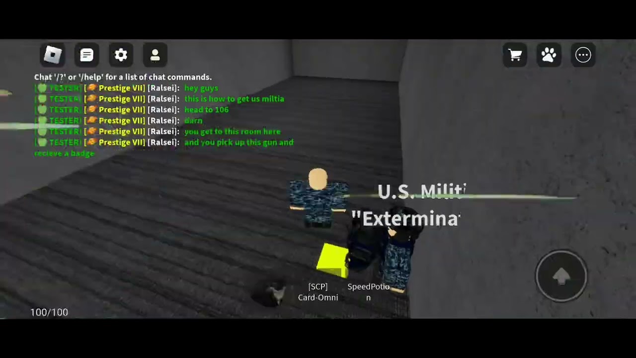 How to Get U.S Militia Morph in SCP Monsters Roleplay V2 (Roblox) - YouTube