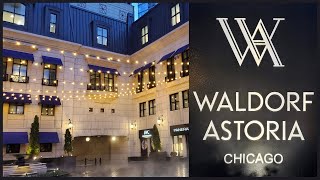 Waldorf Astoria Chicago | Junior Suite | Room Tour, Lou Malnati's, and Room Service!!