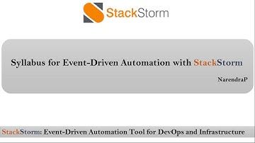 DevOps Event-Driven Automation | Video-2 | Syllabus for Event-Driven Automation with StackStorm