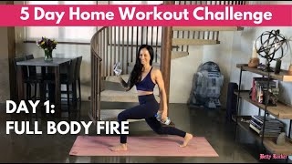 DAY 1: 5 Day Home Workout Challenge with Betty Rocker - FULL BODY FIRE screenshot 2
