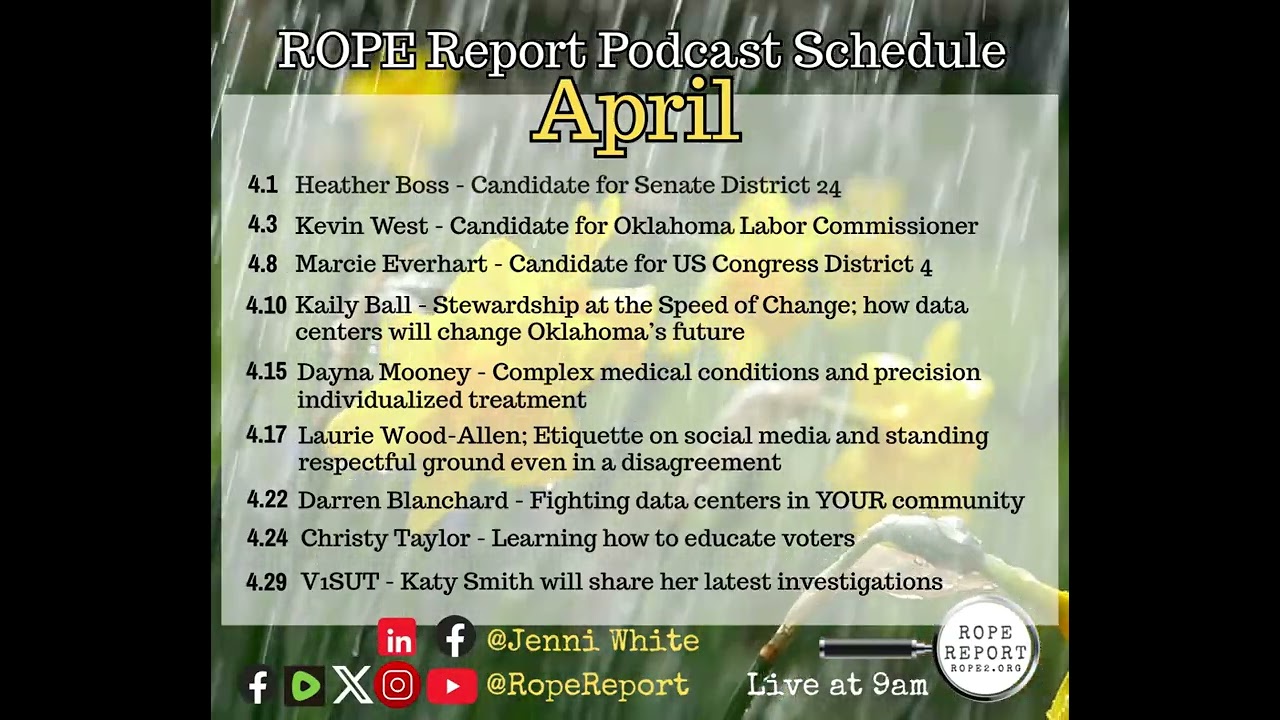 March ROPE Report Podcast Schedule