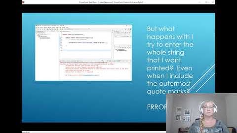 Escape Sequences - SC Video - AP CS A