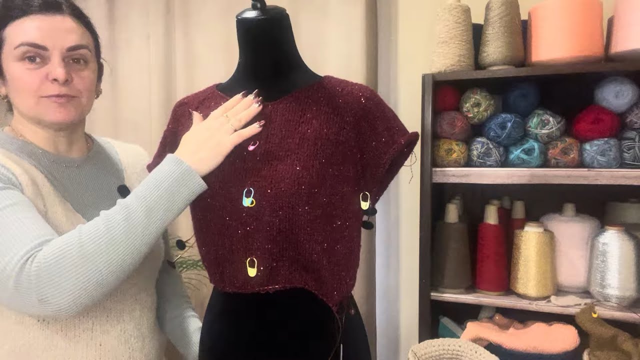 Шапки, шкарпетки, кофтинка з паєтками💖🧶 Готові роботи, процеси