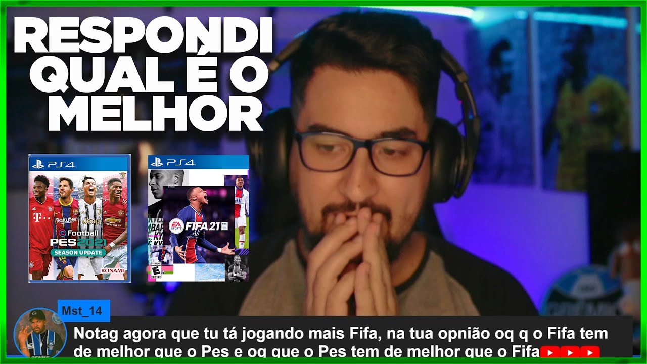 NOTAG RESPONDE QUAL É MELHOR JOGAR: PES ou FIFA!
