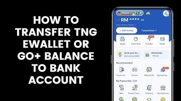 How to Transfer TNG eWallet or GO+ Balance from a Touch N Go App to Another Bank Account l DuitNow