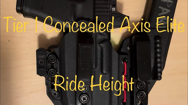 Tier 1 Concealed Axis Elite Ride Height @Tier1Concealed  #concealedcarry